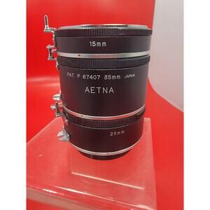 Aetna Automatic Extension Tube Set Fits Nikon FTN, Nikomat FTN